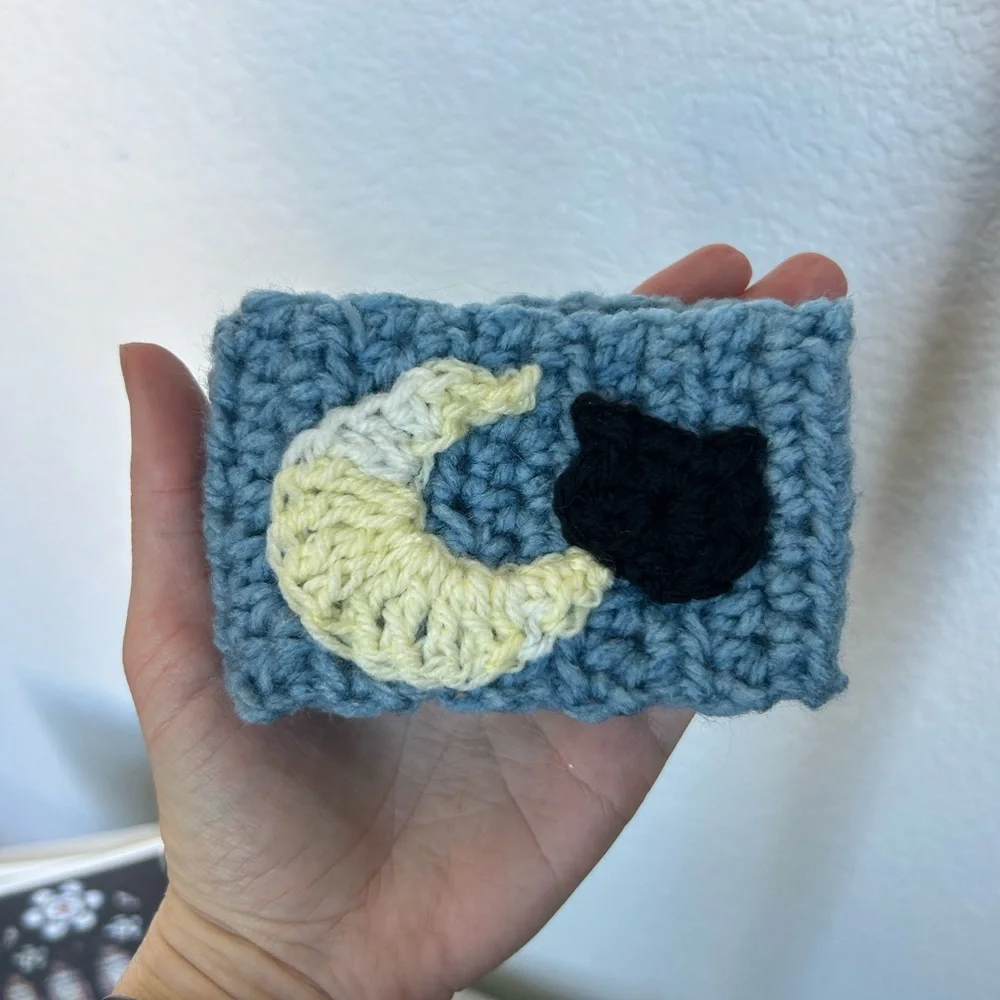 Cat coffee cozy